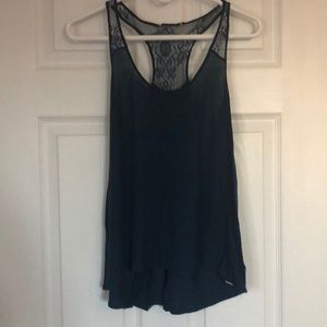 Lacy racer back tank